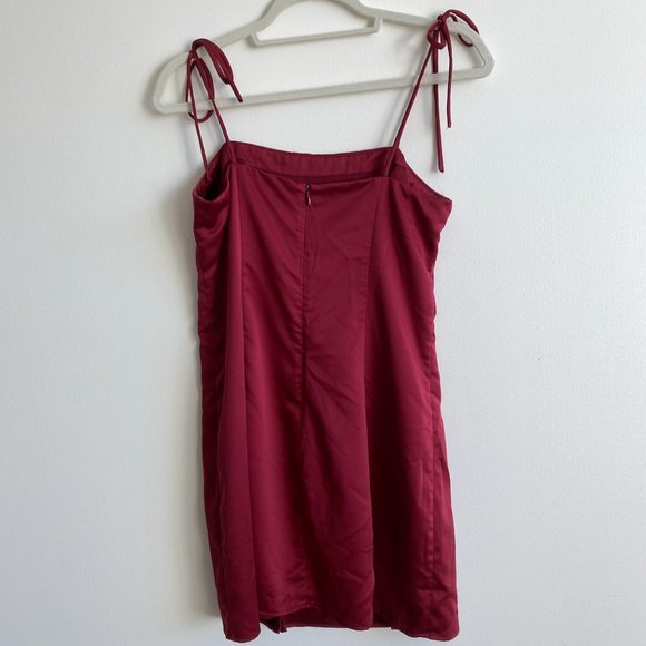 Revolve Privacy Please Red Slip Dress - Picture 3 of 3